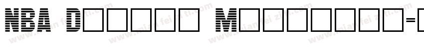 NBA Dallas Maverick字体转换